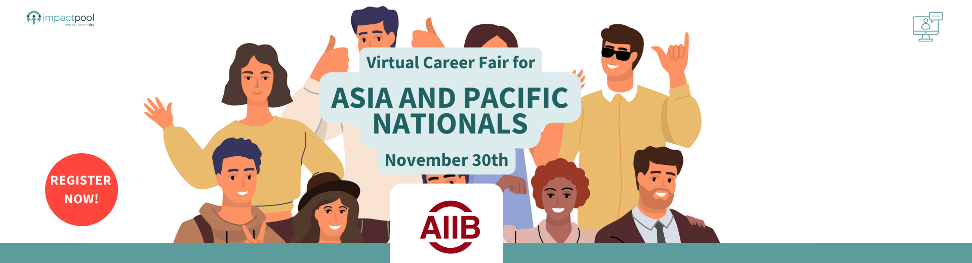 Impactpool & AIIB Virtual Career Fair for Asia-Pacific Nationals