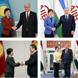 AIIB President Zou Meets Central Asia Leaders, Reinforces Regional Partnerships and Cooperation